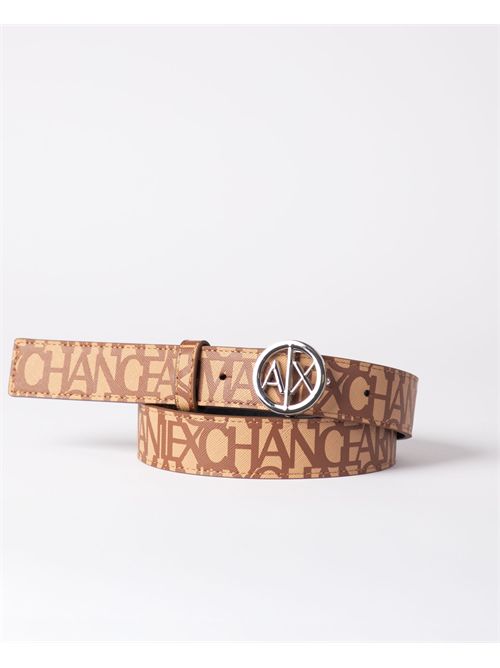 AX eco-leather belt with logo ARMANI EXCHANGE | 941153-CC757F2012